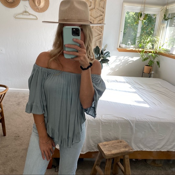 ILLA ILLA Tops - Illa illa blue top